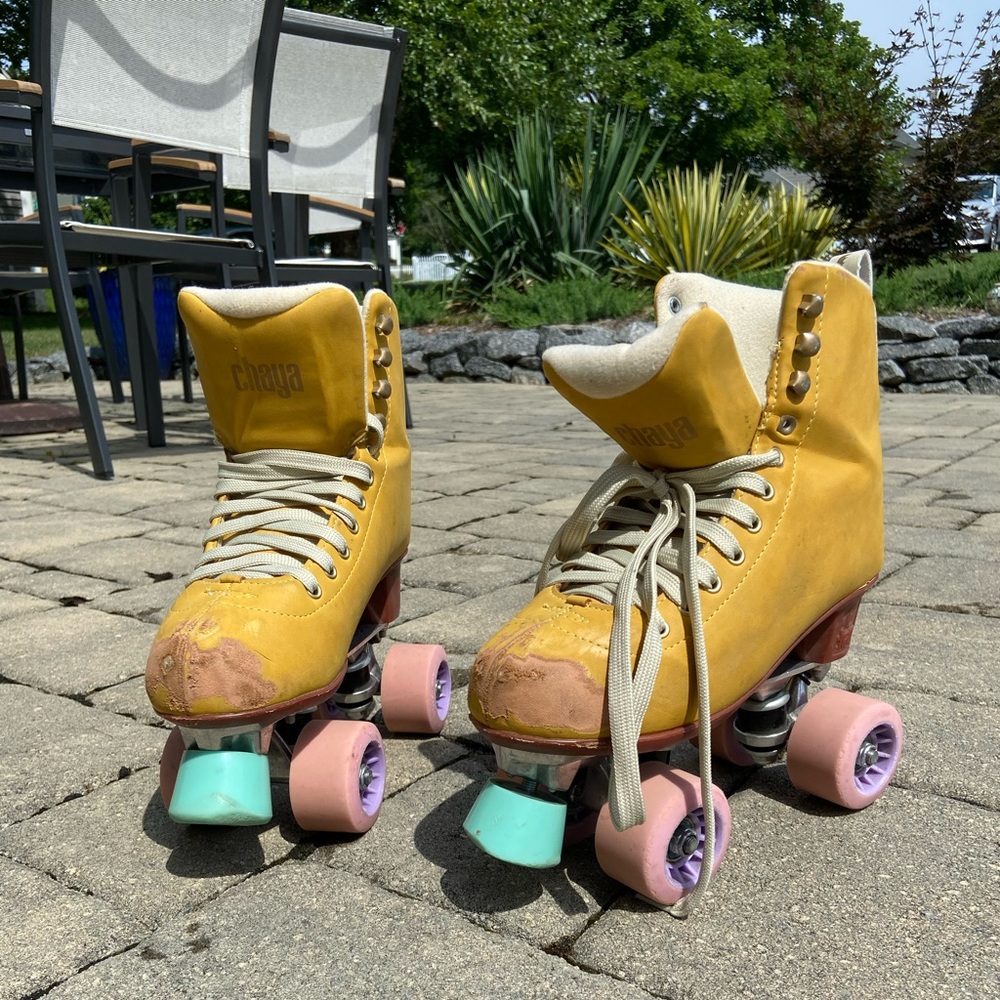 Yellow Chaya Rollerskates